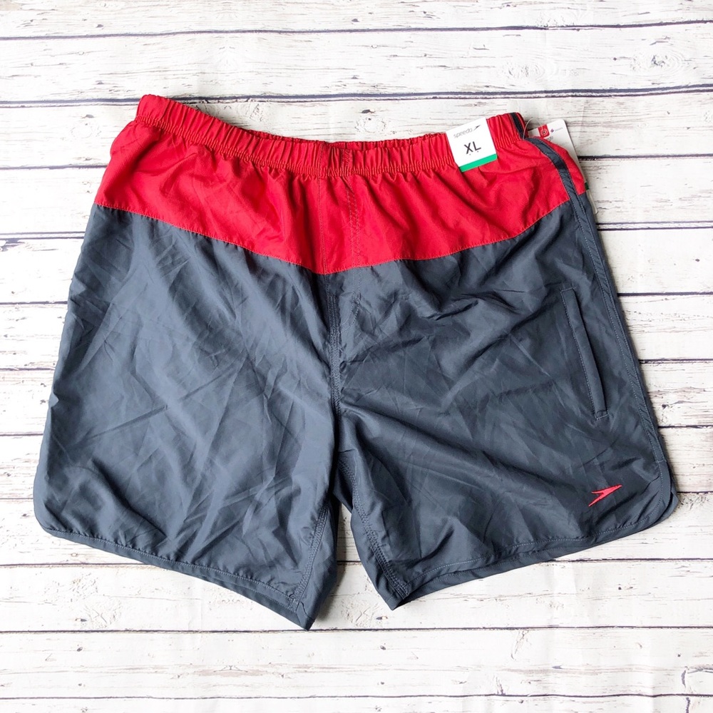 NWT Mens Speedo Swim Trunks XL